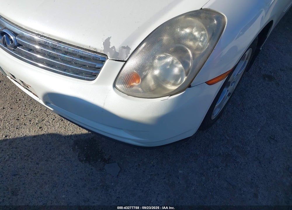 2004 INFINITI G35X VIN: JNKCV51F44M706786