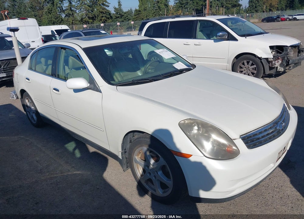 2004 INFINITI G35X VIN: JNKCV51F44M706786