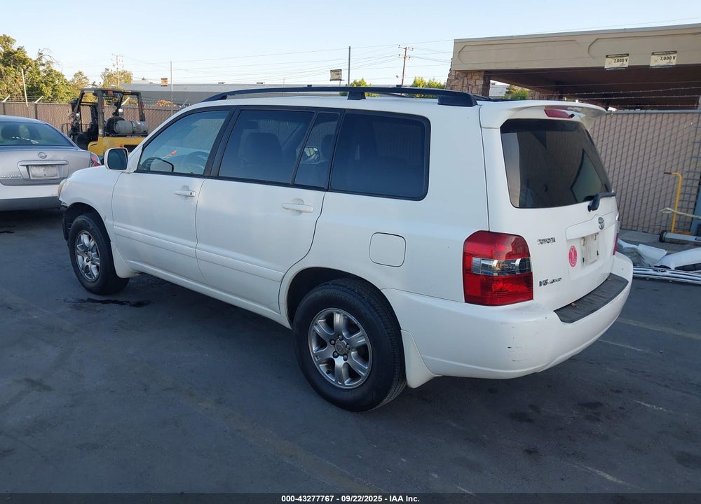 2007 TOYOTA HIGHLANDER V6 VIN: JTEHP21AX70198562