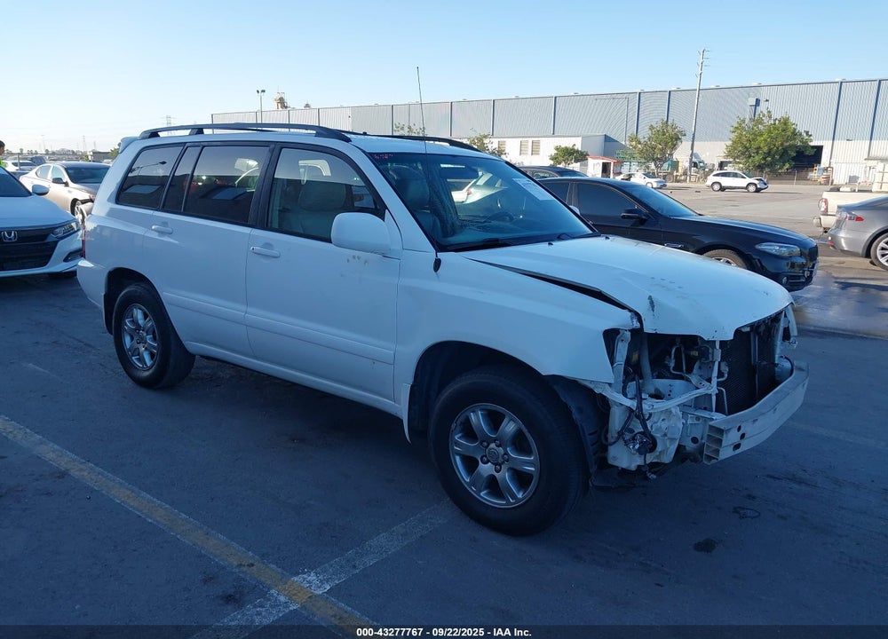 2007 TOYOTA HIGHLANDER V6 VIN: JTEHP21AX70198562