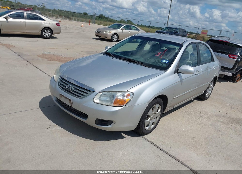 2008 KIA SPECTRA LX VIN: KNAFE121885499665