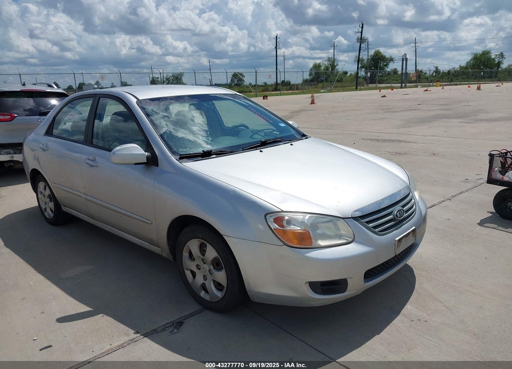 2008 KIA SPECTRA LX VIN: KNAFE121885499665