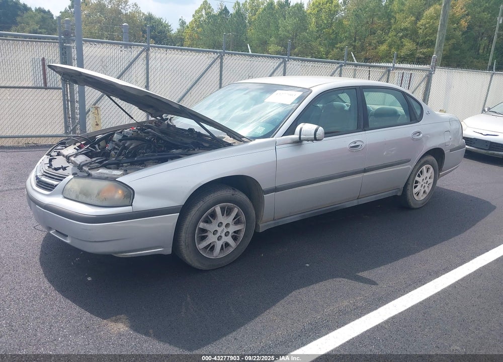 2003 CHEVROLET IMPALA VIN: 2G1WF52E539145150