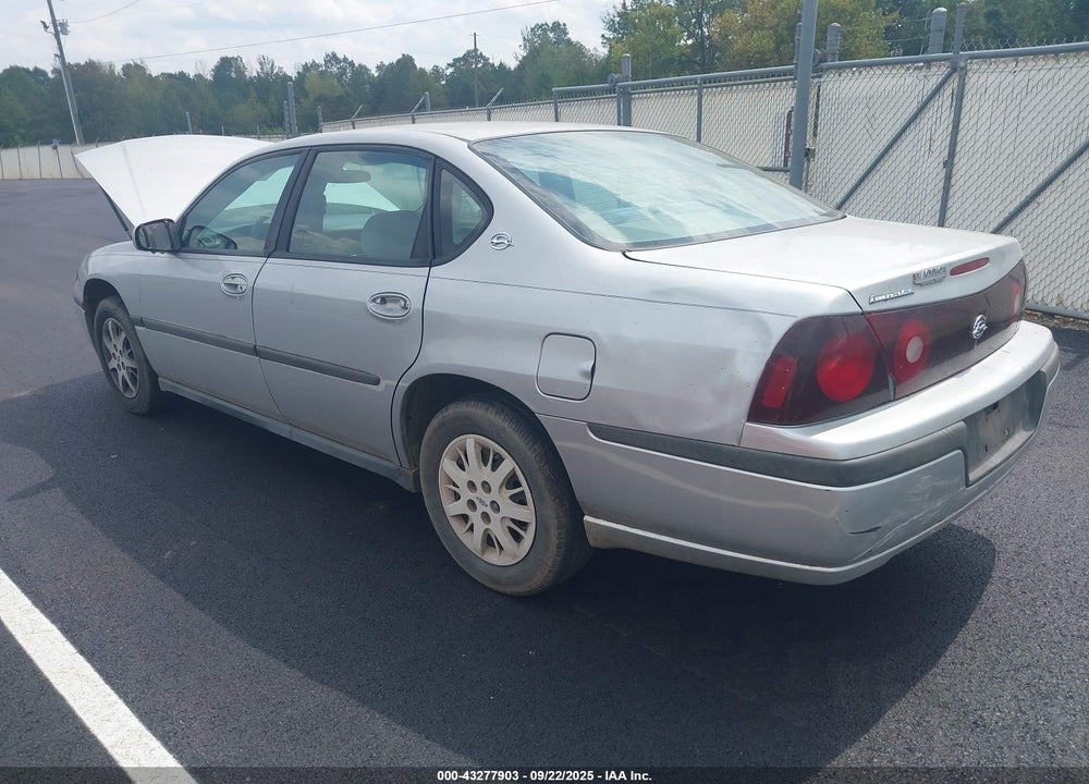 2003 CHEVROLET IMPALA VIN: 2G1WF52E539145150