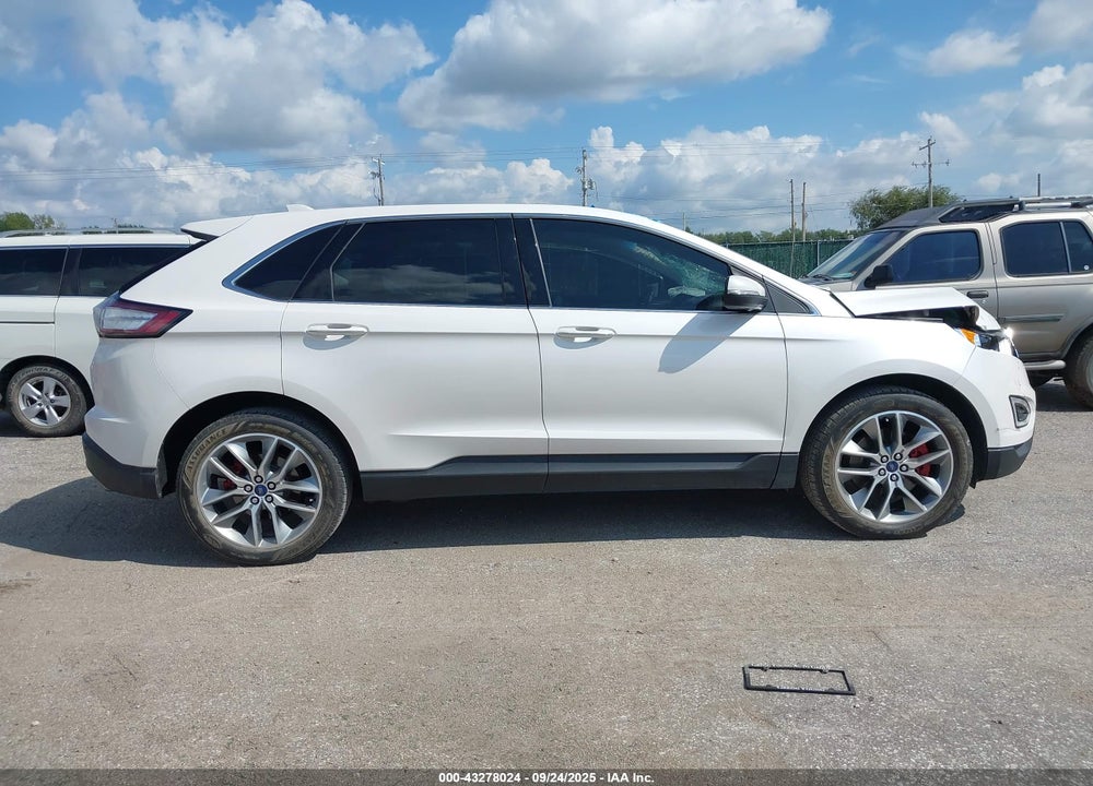 2016 FORD EDGE TITANIUM VIN: 2FMPK4K81GBC66411