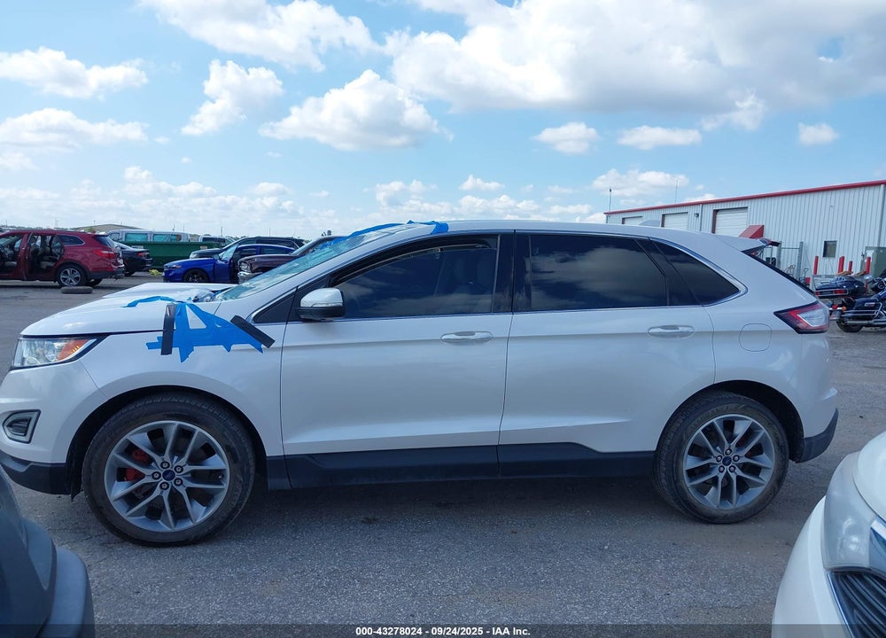 2016 FORD EDGE TITANIUM VIN: 2FMPK4K81GBC66411