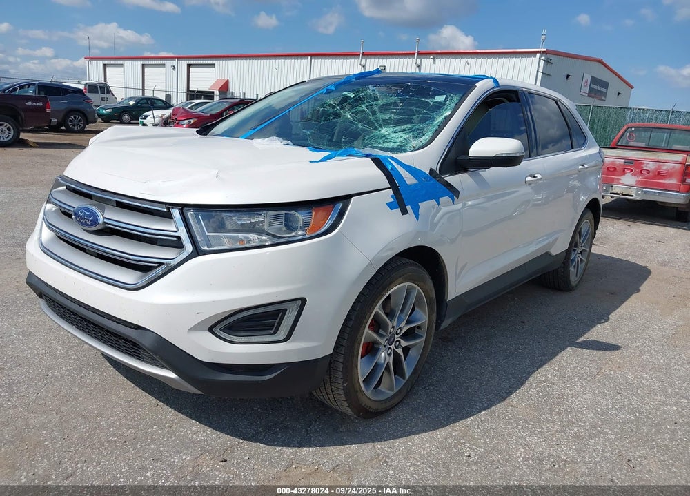 2016 FORD EDGE TITANIUM VIN: 2FMPK4K81GBC66411