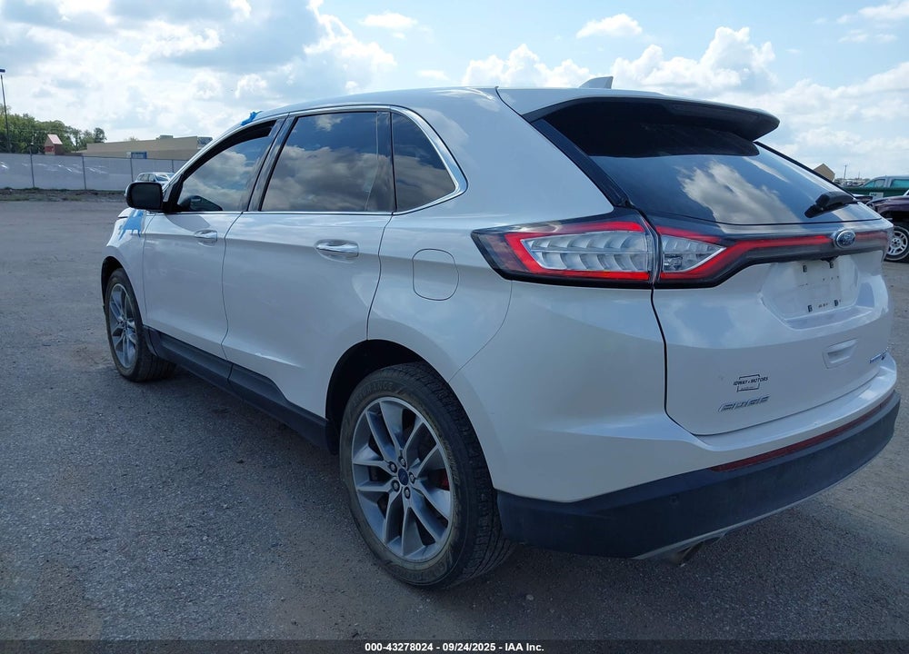 2016 FORD EDGE TITANIUM VIN: 2FMPK4K81GBC66411