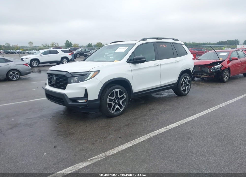 2022 HONDA PASSPORT AWD ELITE VIN: 5FNYF8H05NB005143