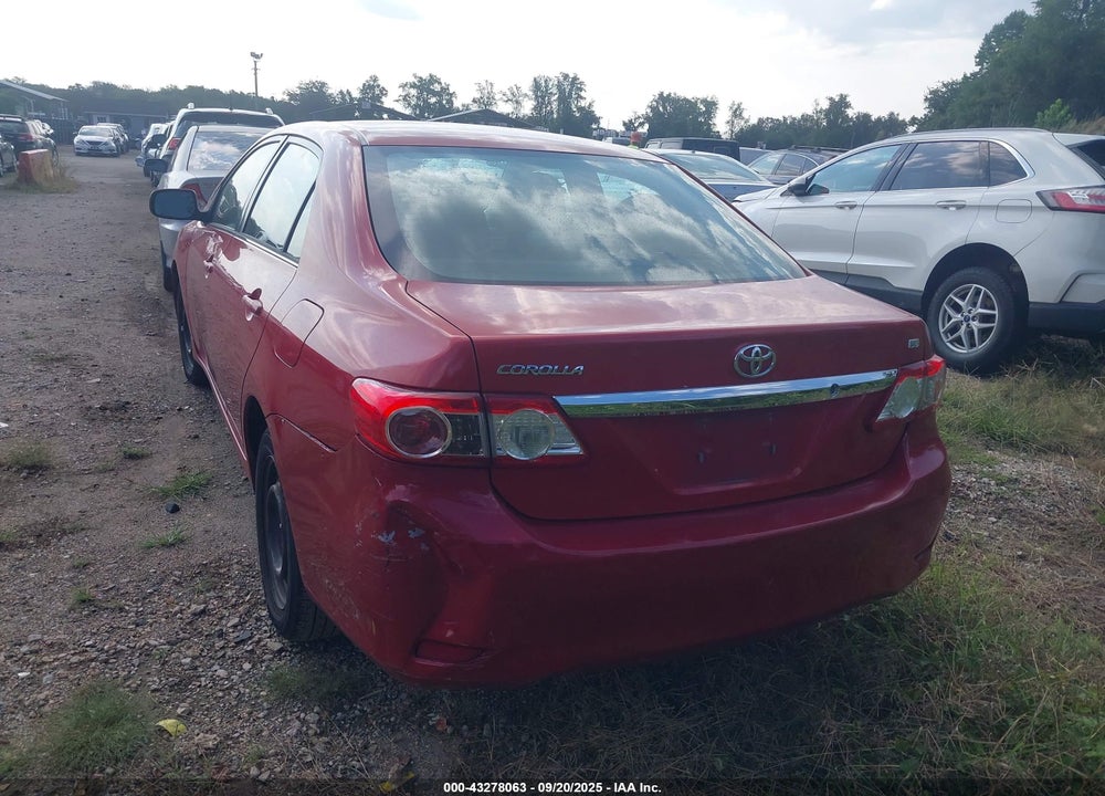 2013 TOYOTA COROLLA VIN: 2T1BU4EE7DC018631