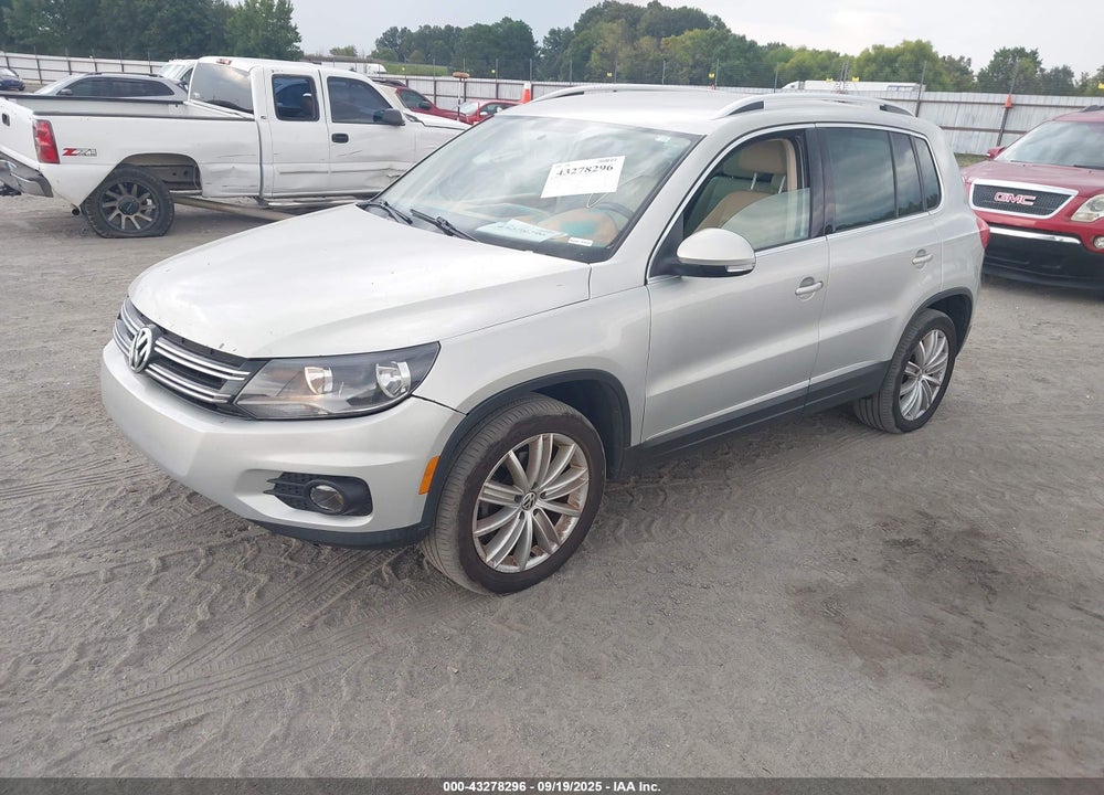 2012 VOLKSWAGEN TIGUAN VIN: WVGBV7AX9CW584992