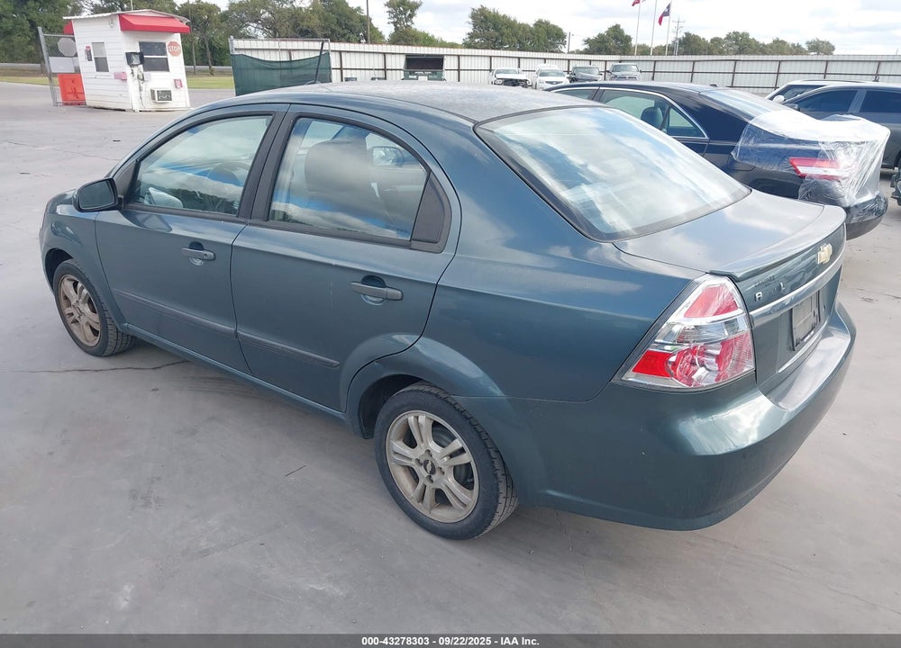2011 CHEVROLET AVEO VIN: KL1TD5DE9BB140499