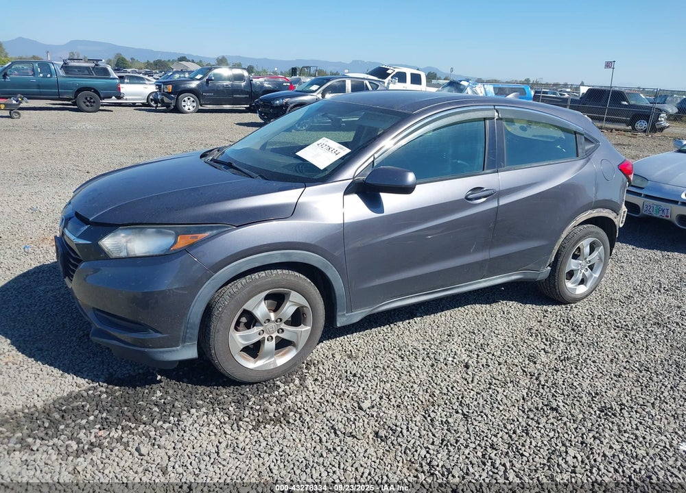 2016 HONDA HR-V VIN: 3CZRU5G35GM701689
