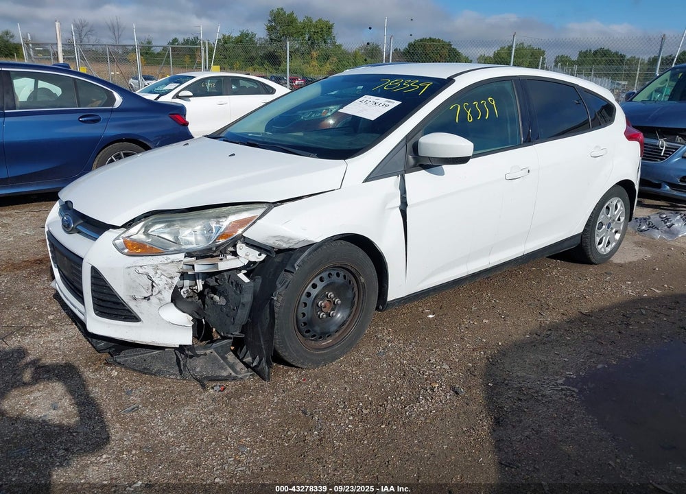 2012 FORD FOCUS VIN: 1FAHP3K27CL452504