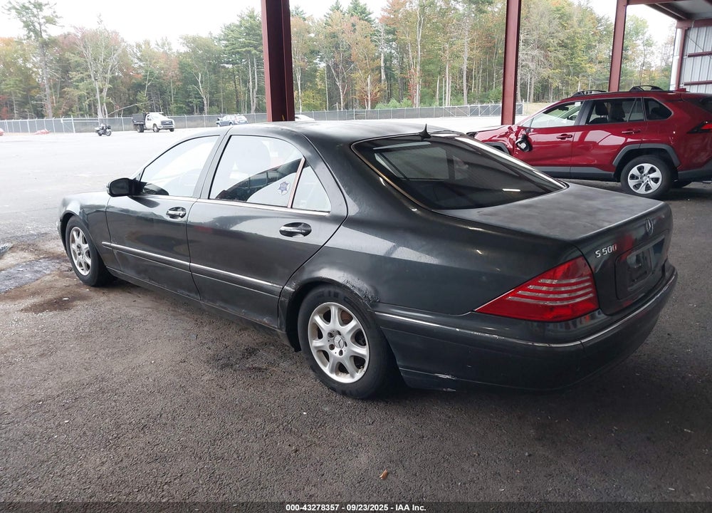 2002 MERCEDES-BENZ S 500 VIN: WDBNG75J12A281894