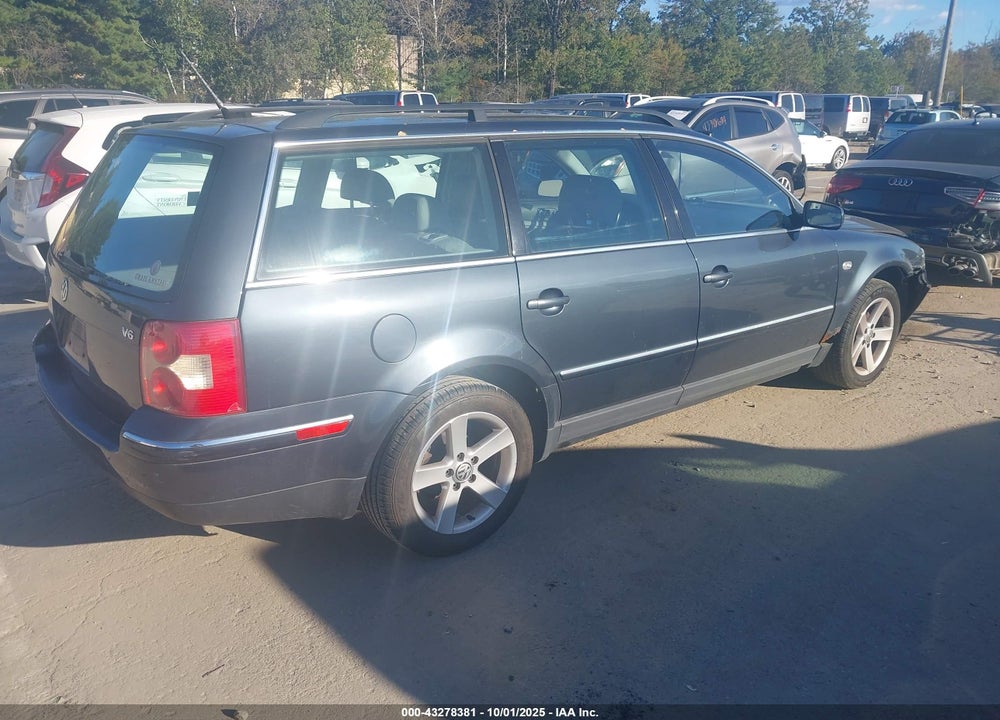 2004 VOLKSWAGEN PASSAT GLX VIN: WVWWH63B54E133607