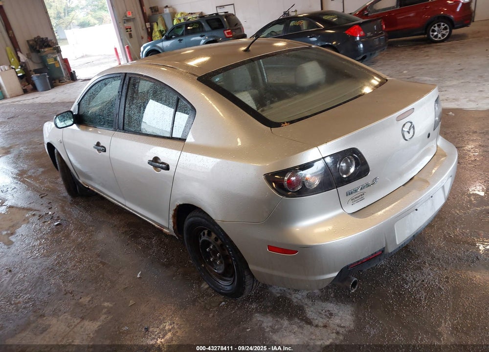 2008 MAZDA 3 VIN: JM1BK32F781850672