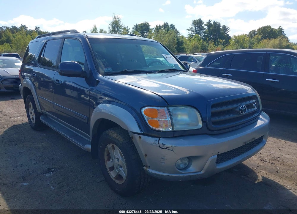 2003 TOYOTA SEQUOIA SR5 V8 VIN: 5TDBT44A43S200780