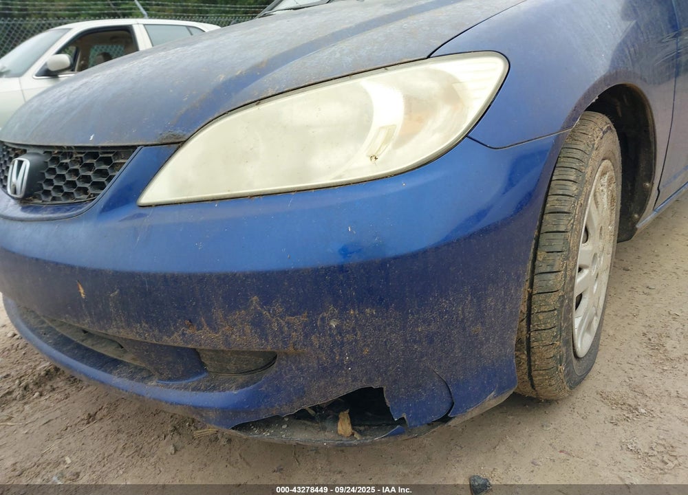 2005 HONDA CIVIC LX VIN: 1HGEM22625L070856
