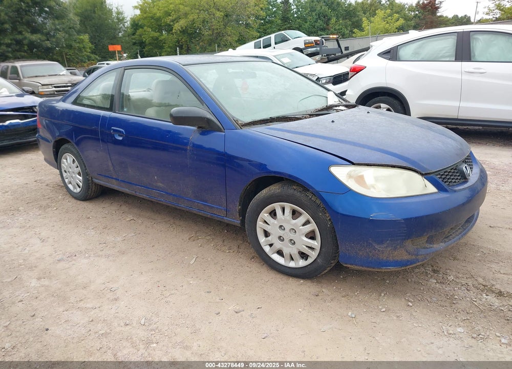 2005 HONDA CIVIC LX VIN: 1HGEM22625L070856