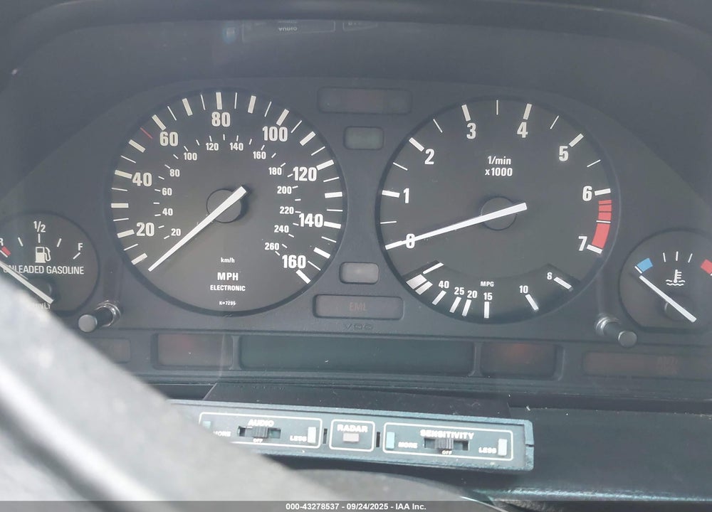 1988 BMW 735 I AUTOMATIC VIN: WBAGB4311J3205506