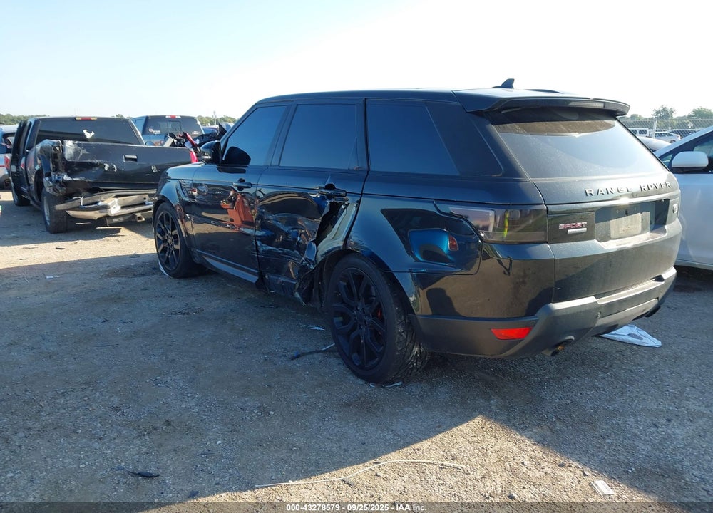 2016 LAND ROVER RANGE ROVER SPORT 5.0L V8 SUPERCHARGED/5.0L V8 SUPERCHARGED DYNAMIC VIN: SALWR2EF9GA111037