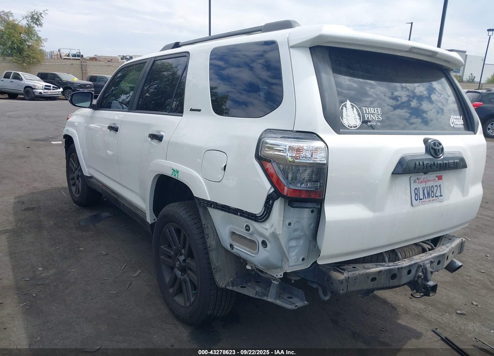2019 TOYOTA 4RUNNER LIMITED NIGHTSHADE VIN: JTEBU5JRXK5709690