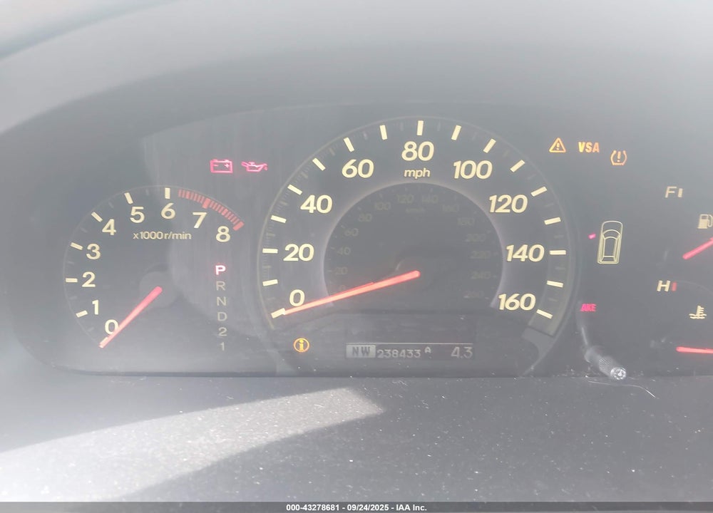2008 HONDA ODYSSEY TOURING VIN: 5FNRL389X8B106035