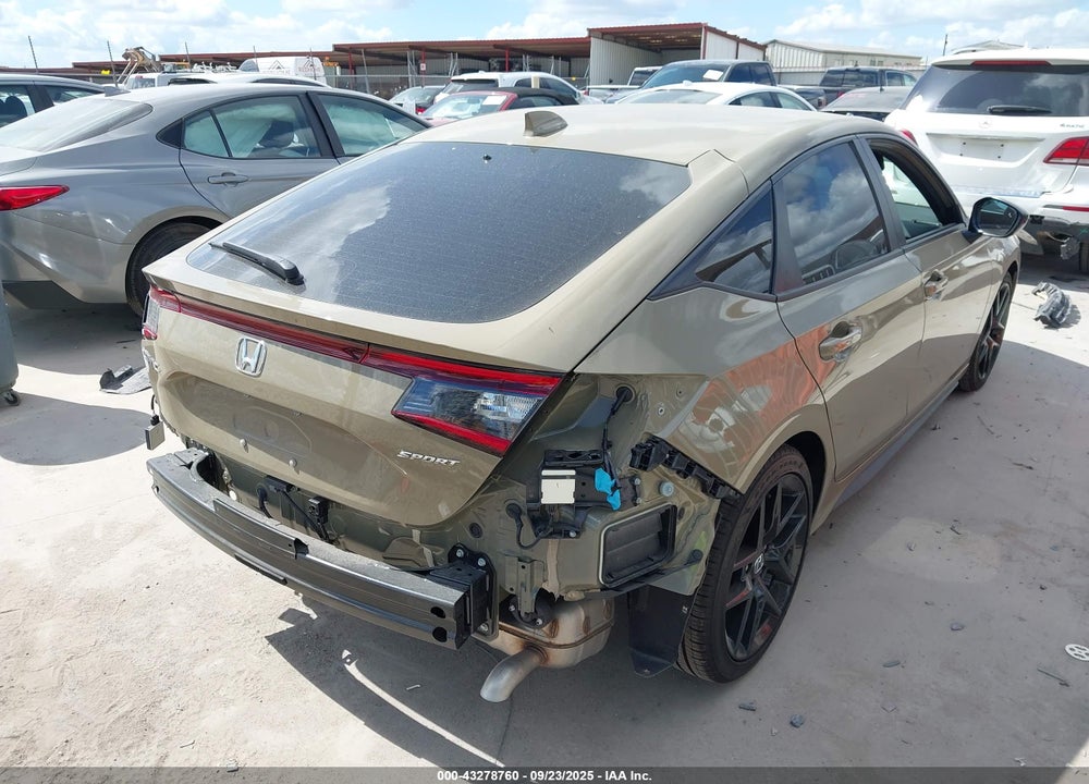 2025 HONDA CIVIC SPORT VIN: 19XFL2H8XSE014179