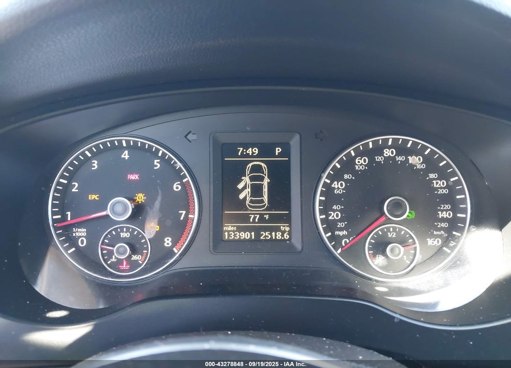 2012 VOLKSWAGEN JETTA VIN: 3VW4A7AJ3CM375376