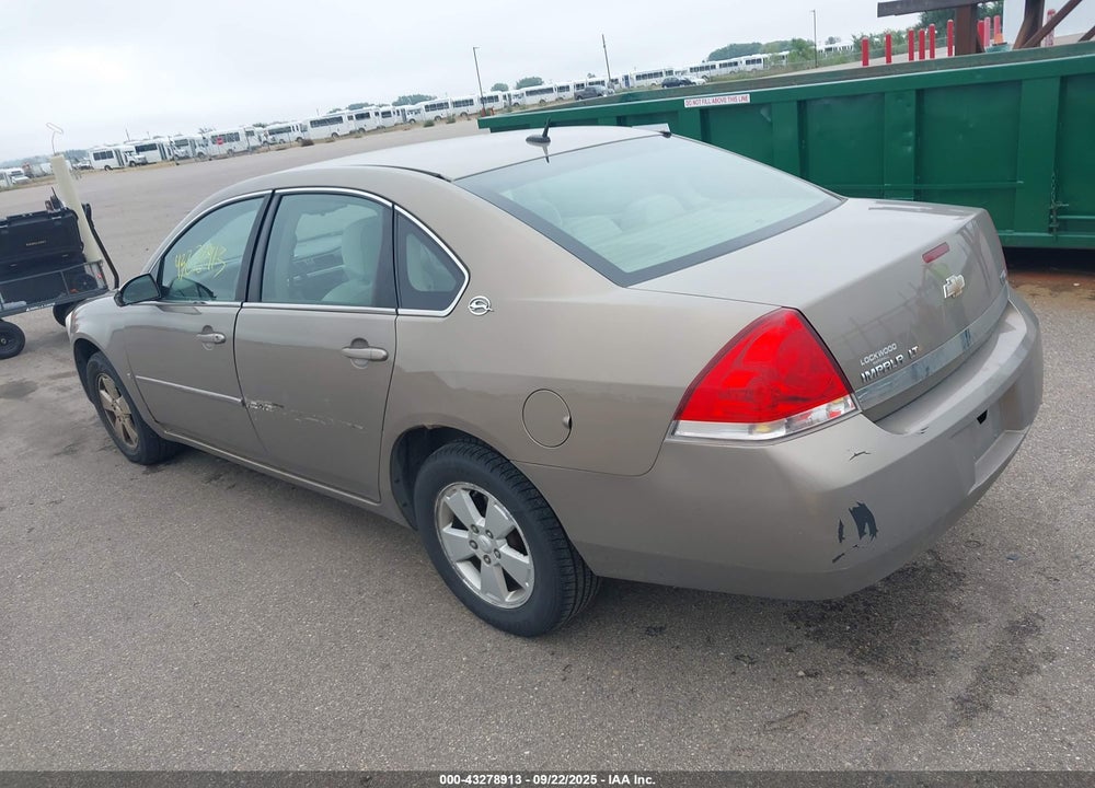 2007 CHEVROLET IMPALA LT VIN: 2G1WT58K579239069