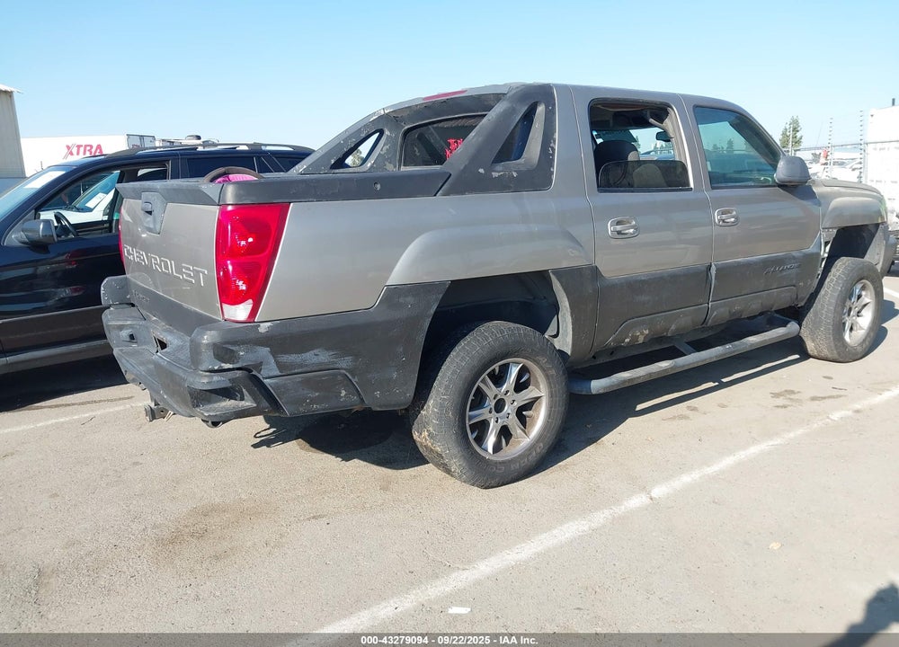 2002 CHEVROLET AVALANCHE 1500 VIN: 3GNEC13T02G280159