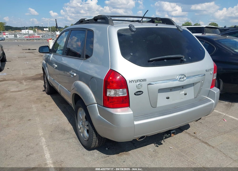 2007 HYUNDAI TUCSON VIN: KM8JN12D17U625128