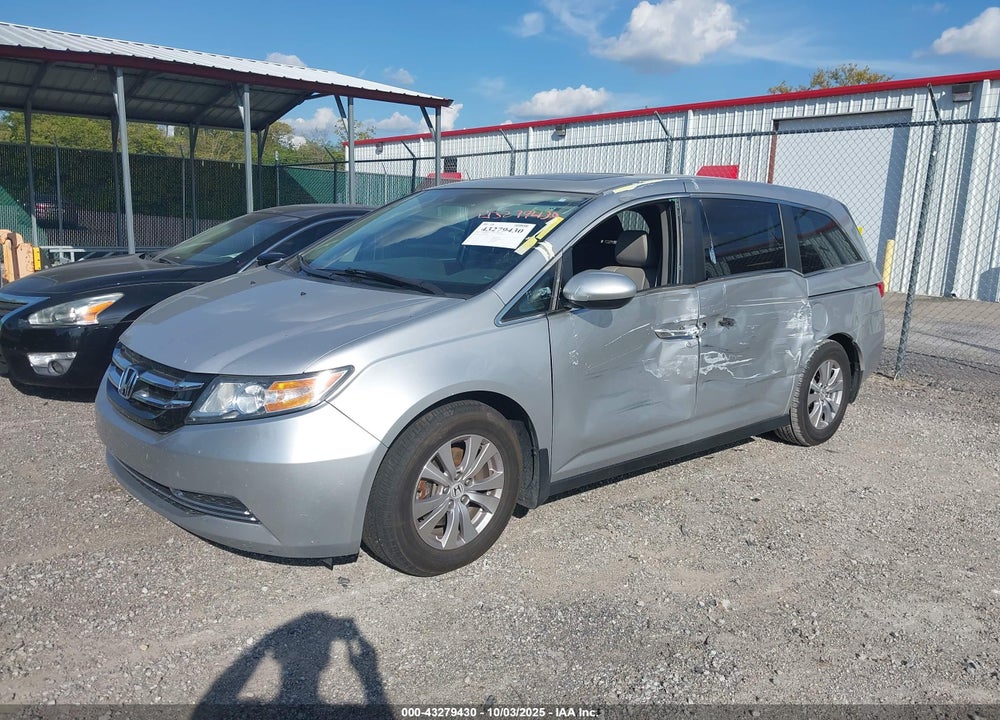 2014 HONDA ODYSSEY EX-L VIN: 5FNRL5H66EB116686