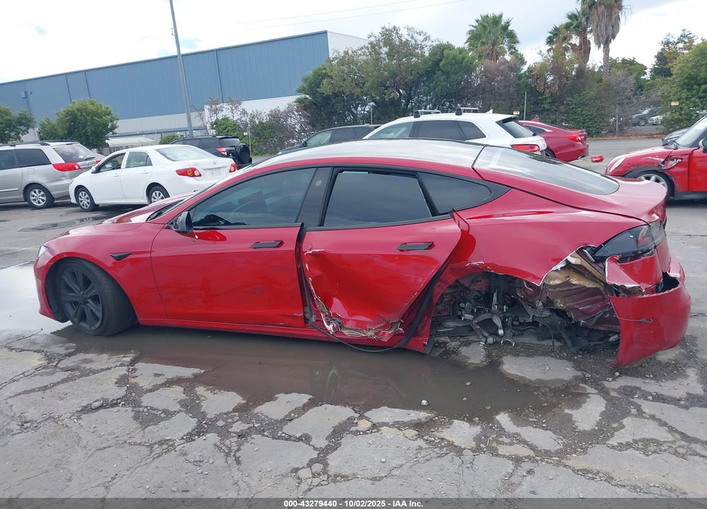 2022 TESLA MODEL S DUAL MOTOR ALL-WHEEL DRIVE VIN: 5YJSA1E50NF475575