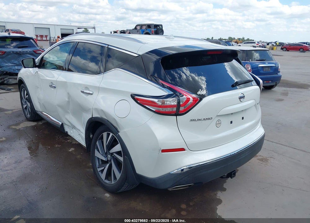 2015 NISSAN MURANO PLATINUM VIN: 5N1AZ2MG0FN241397