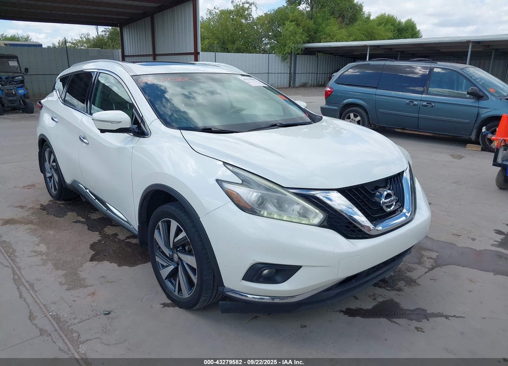 2015 NISSAN MURANO PLATINUM VIN: 5N1AZ2MG0FN241397
