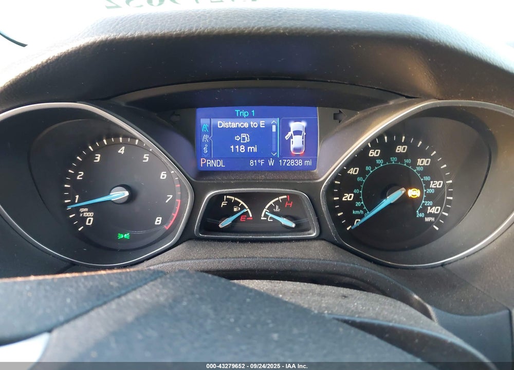 2013 FORD FOCUS VIN: 1FADP3K24DL233922