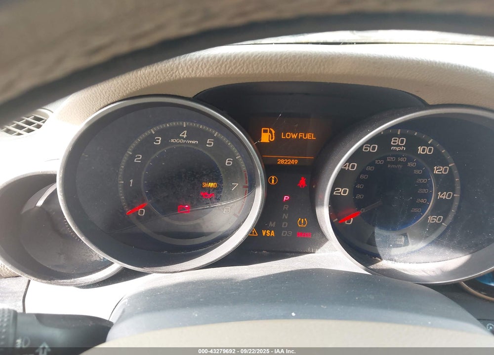 2009 ACURA MDX VIN: 2HNYD28409H514444