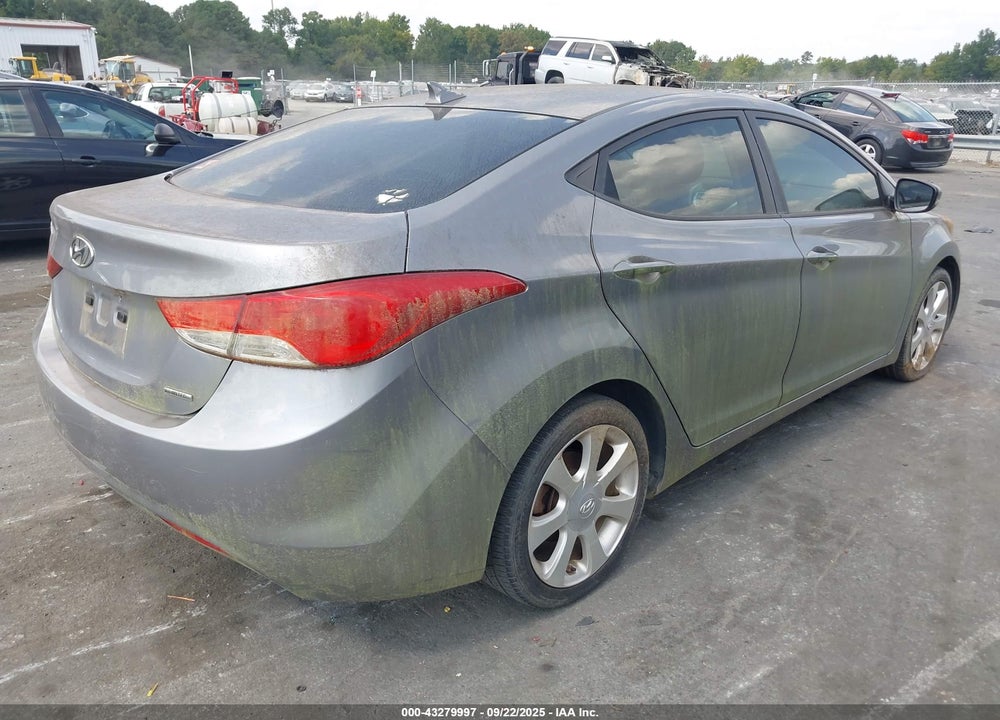 2011 HYUNDAI ELANTRA LIMITED (ULSAN PLANT) VIN: KMHDH4AE1BU108033