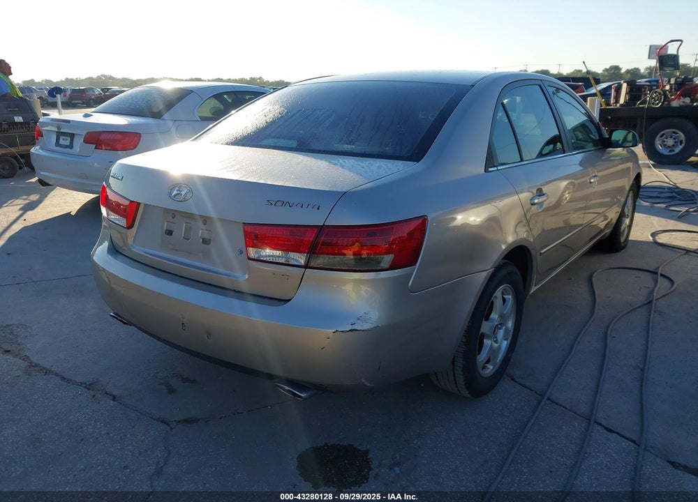 2006 HYUNDAI SONATA GLS V6/LX V6 VIN: 5NPEU46F96H127192