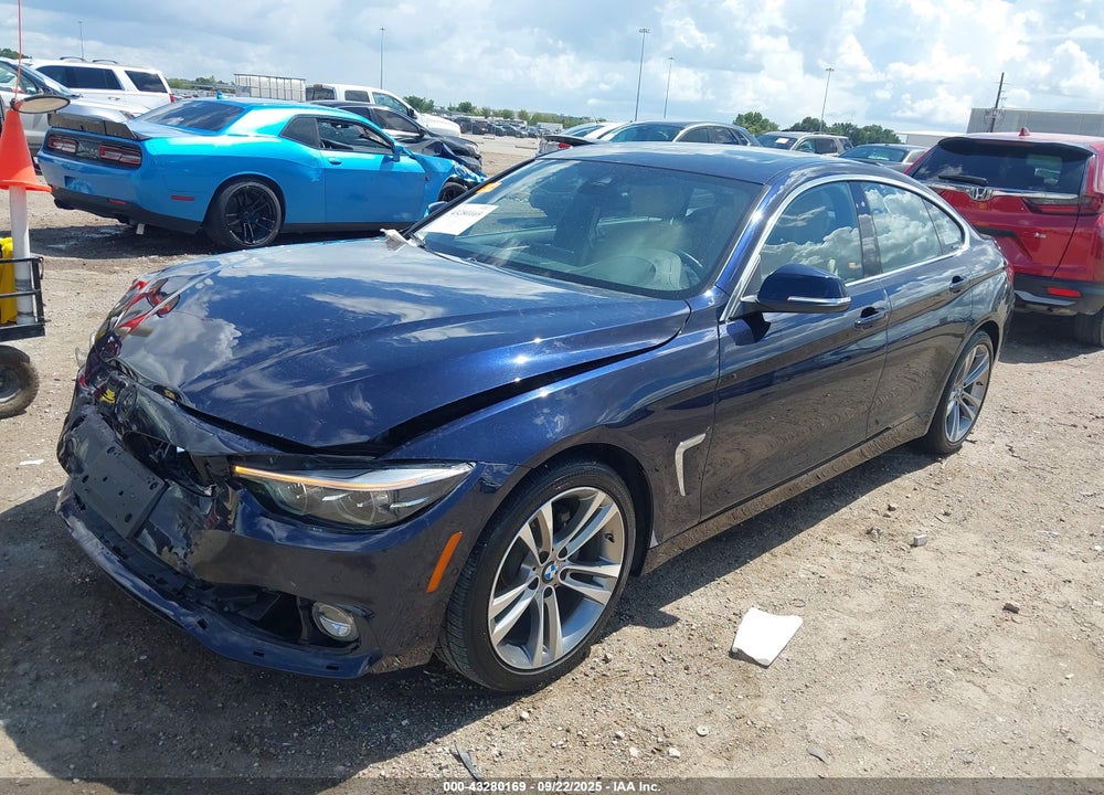 2018 BMW 430I GRAN COUPE VIN: WBA4J1C58JBG80442
