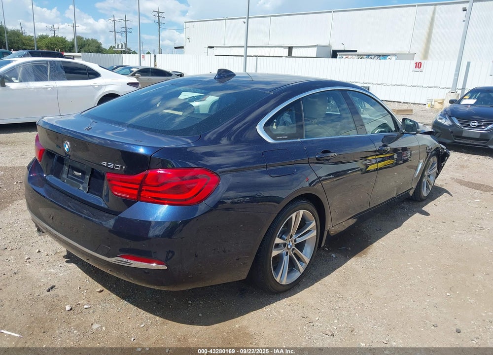 2018 BMW 430I GRAN COUPE VIN: WBA4J1C58JBG80442