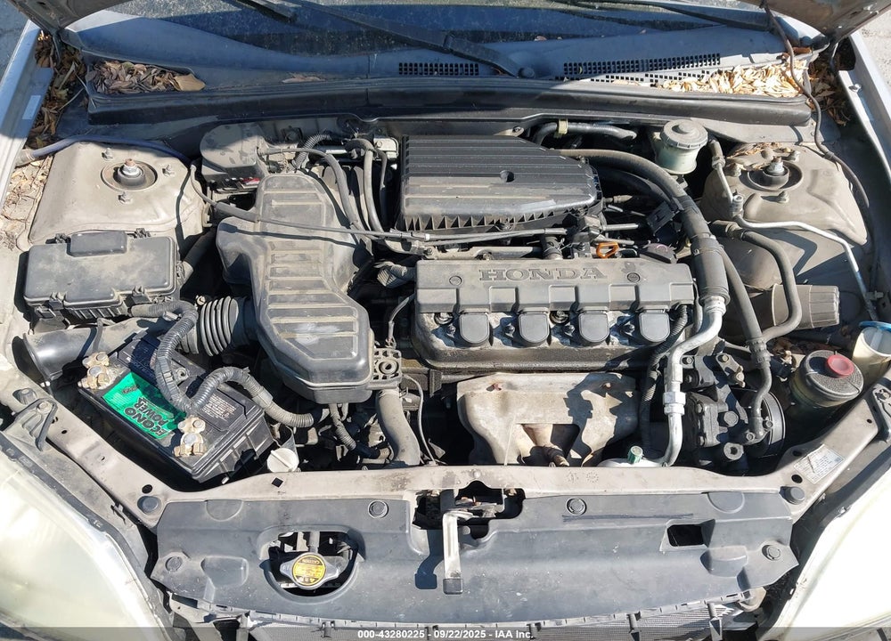 2001 HONDA CIVIC LX VIN: 2HGES16561H566400