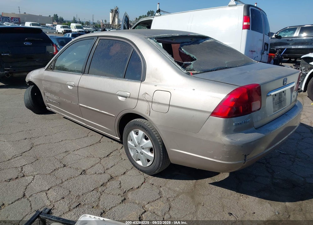 2001 HONDA CIVIC LX VIN: 2HGES16561H566400