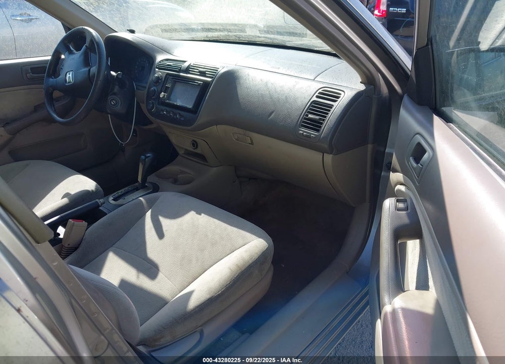 2001 HONDA CIVIC LX VIN: 2HGES16561H566400