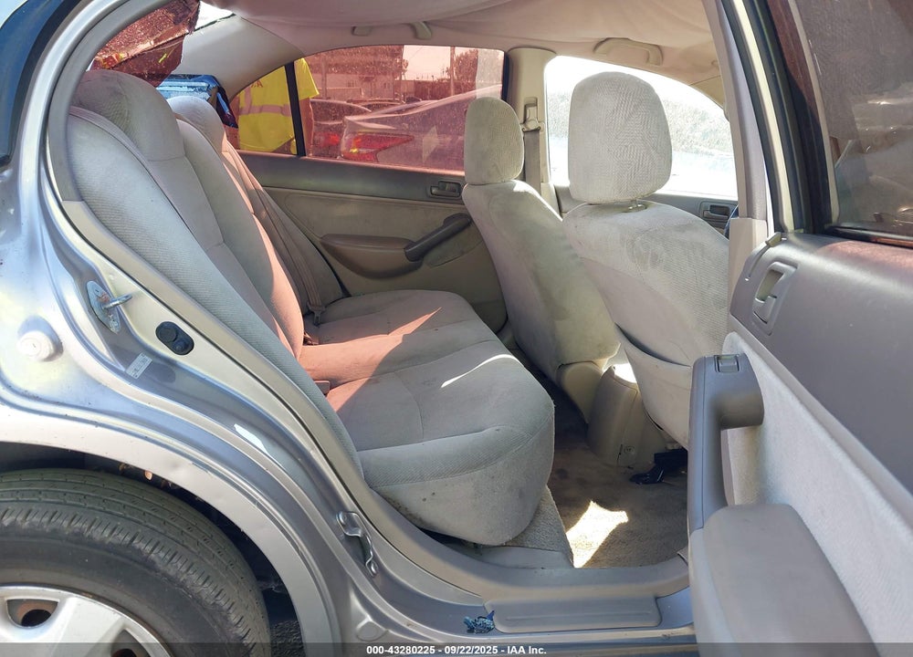 2001 HONDA CIVIC LX VIN: 2HGES16561H566400