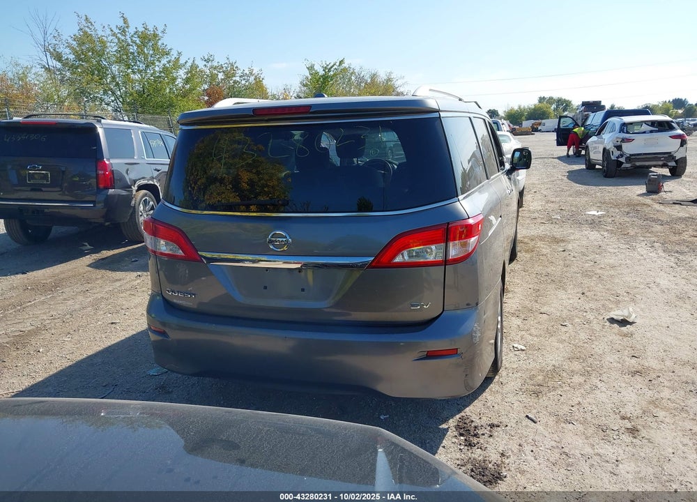 2017 NISSAN QUEST SV VIN: JN8AE2KP1H9165420