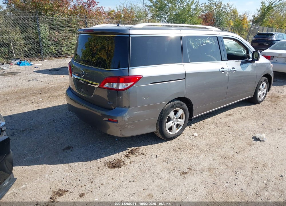 2017 NISSAN QUEST SV VIN: JN8AE2KP1H9165420
