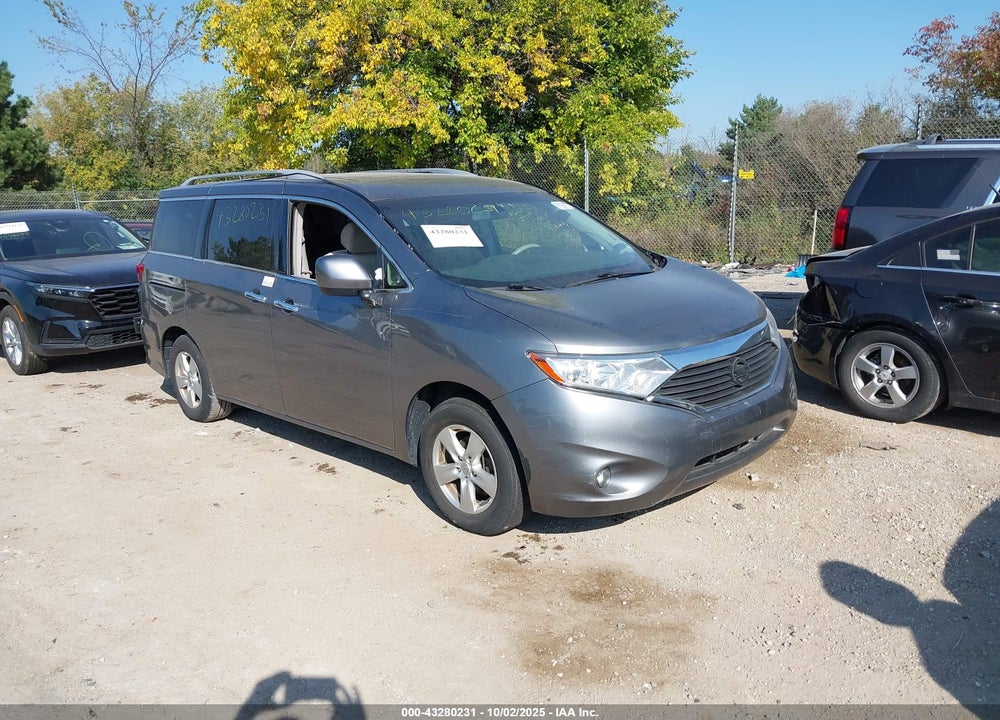2017 NISSAN QUEST SV VIN: JN8AE2KP1H9165420